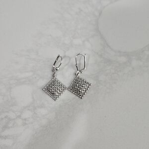 14k White Gold Earrings
